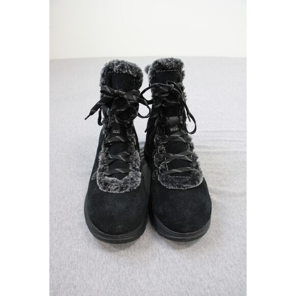 Clarks Boots Womens Size US 8M Black Aveleigh Edge Suede Comfort Waterproof NWOB - Picture 4 of 11